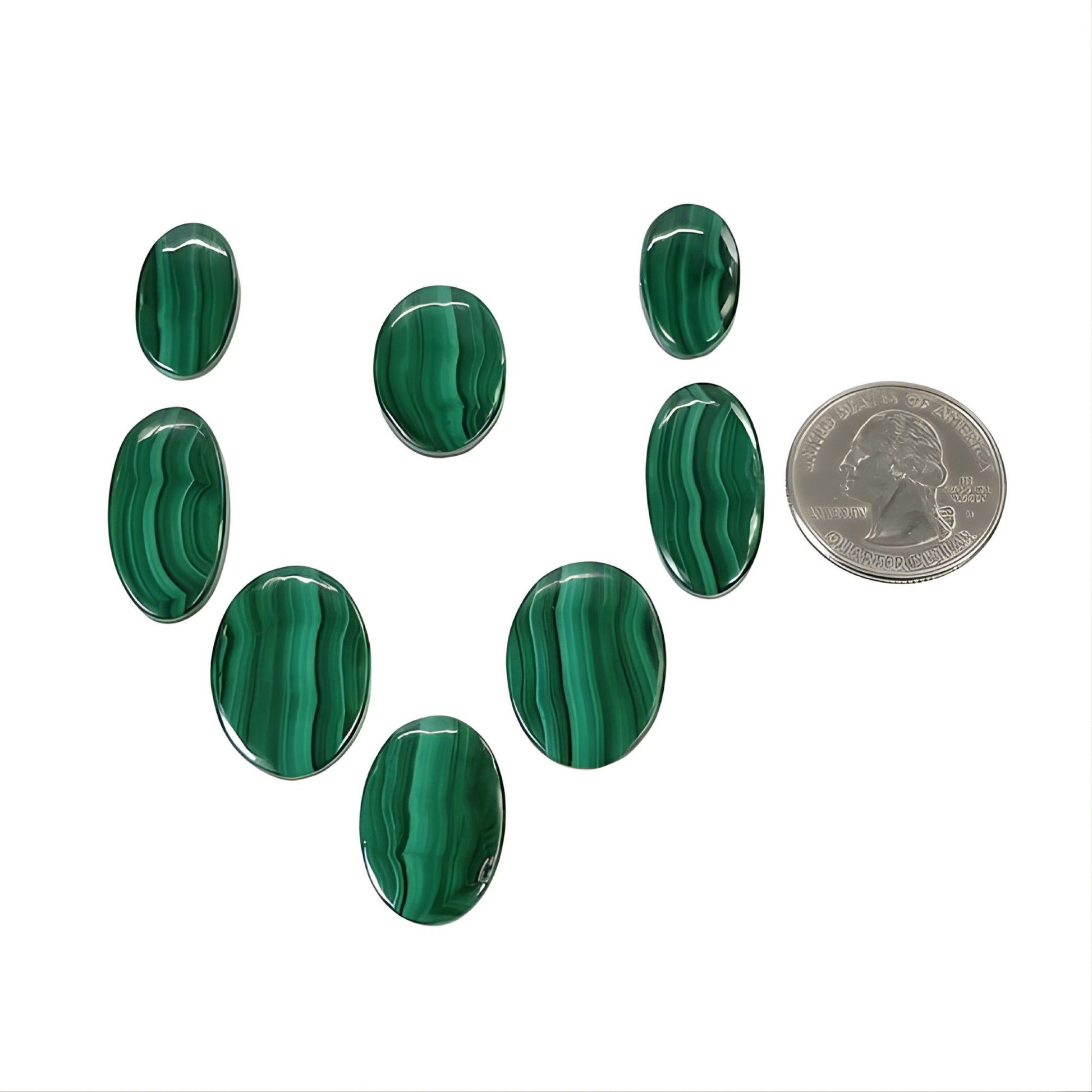 malachite, pietra preziosa lavorata a mano