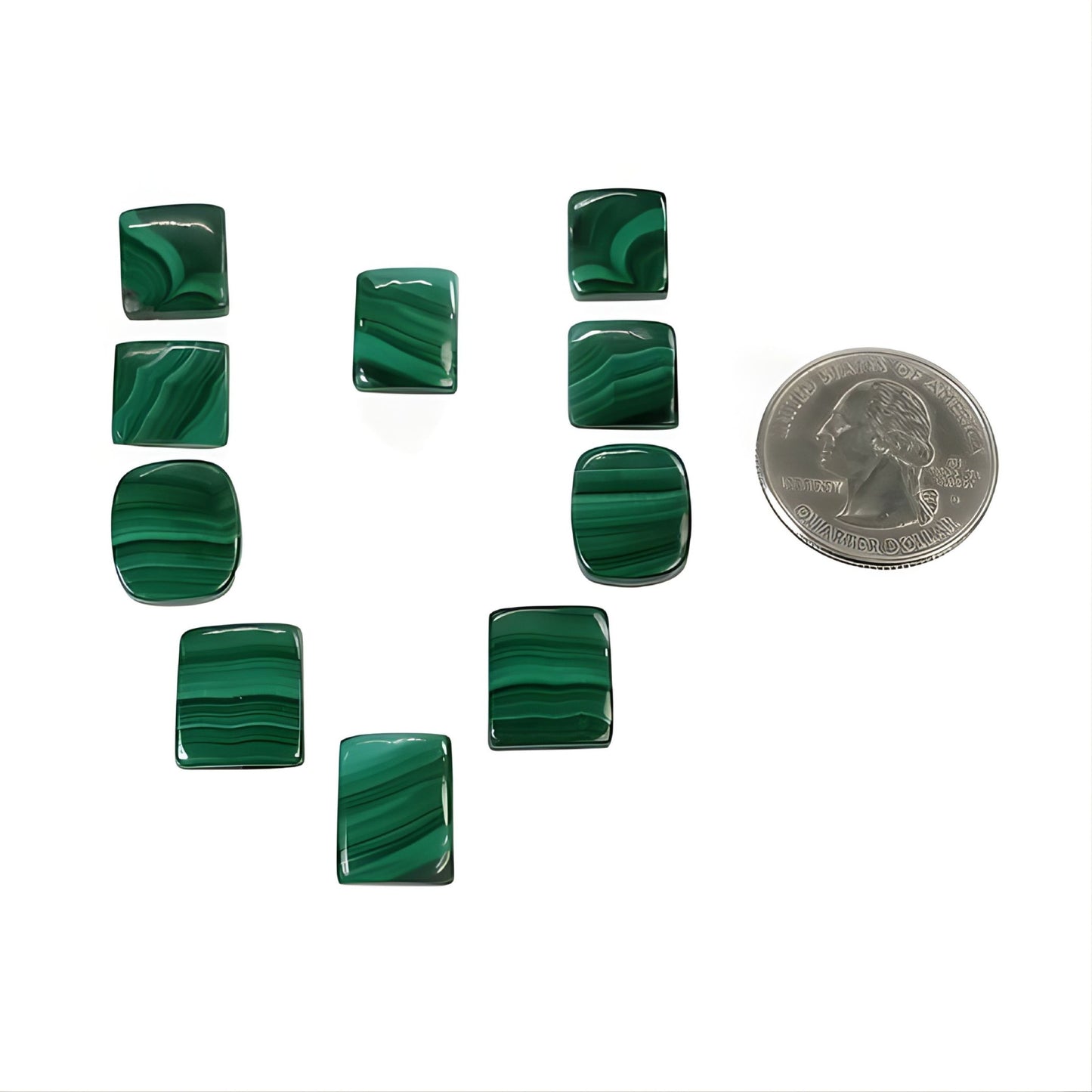 ジュエリー用のマラカイト