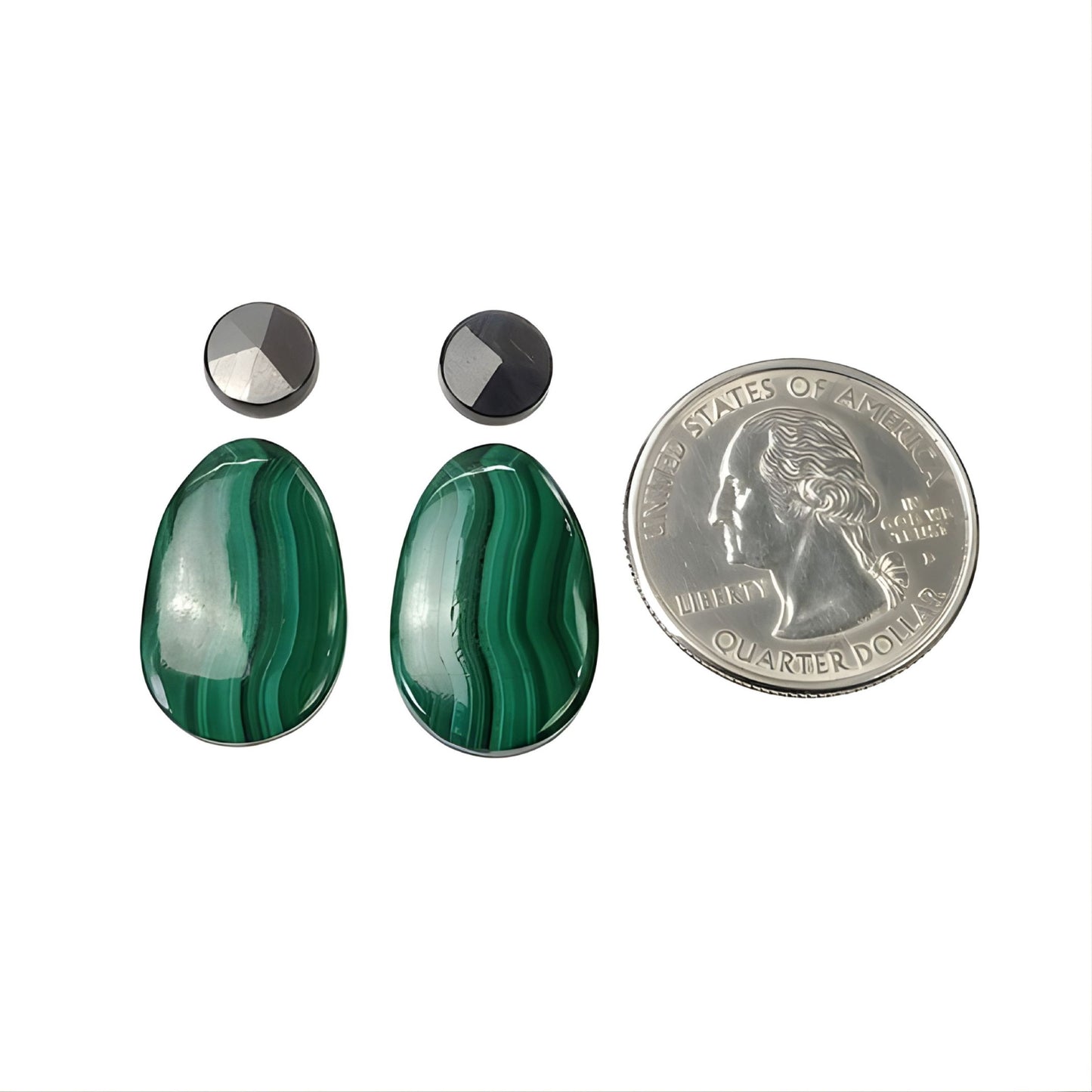 malaquita para joyería