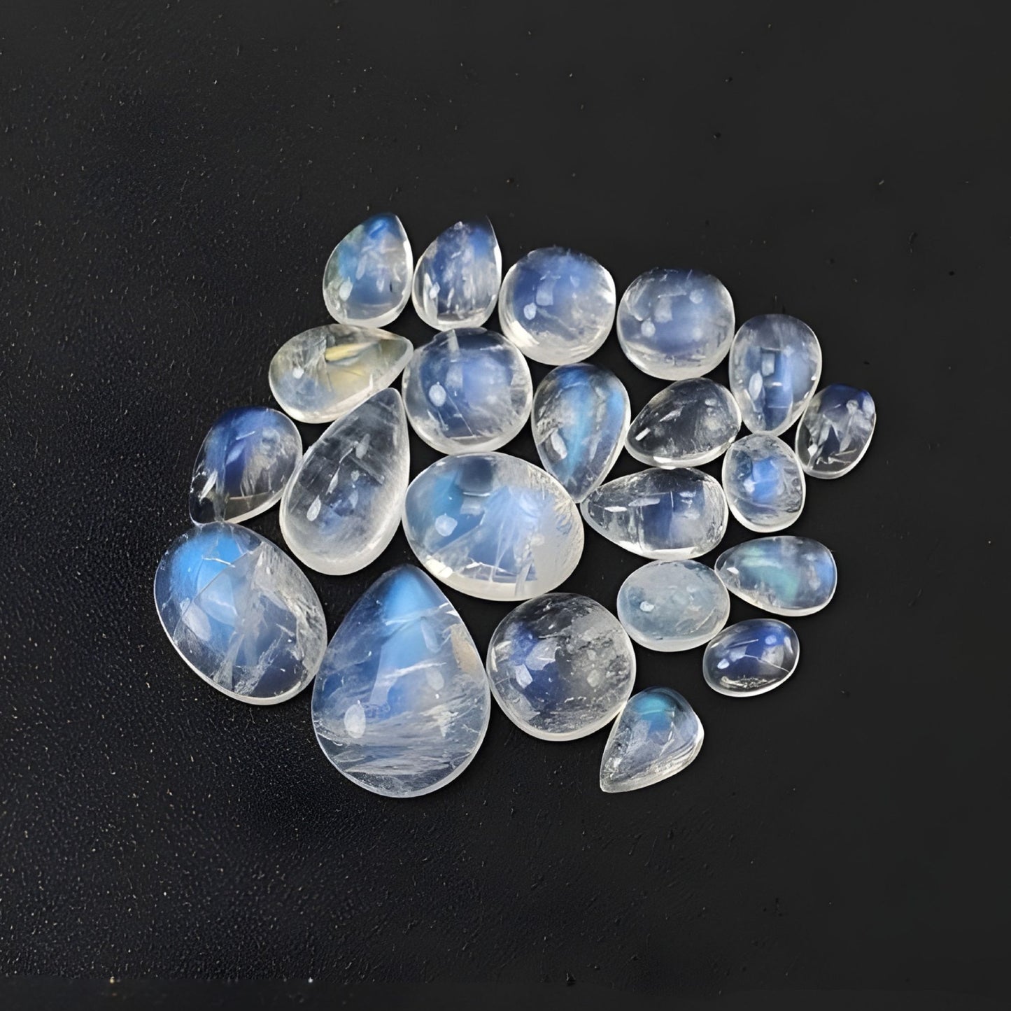 moonstone pear, oval & Round Shape Cabochon