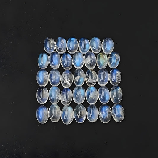 moonstone oval shape cabochon gemstone