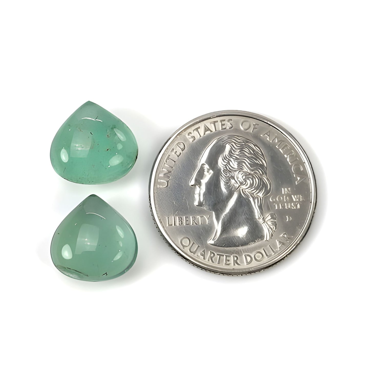 grüner Fluorit für Schmuck