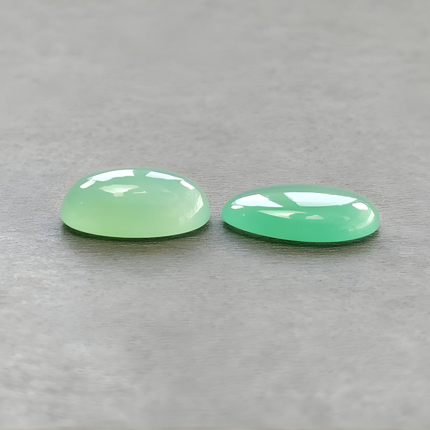 11.70cts Green Chrysoprase Gemstone Natural Untreated Cabochon Fancy Shape 2pcs
