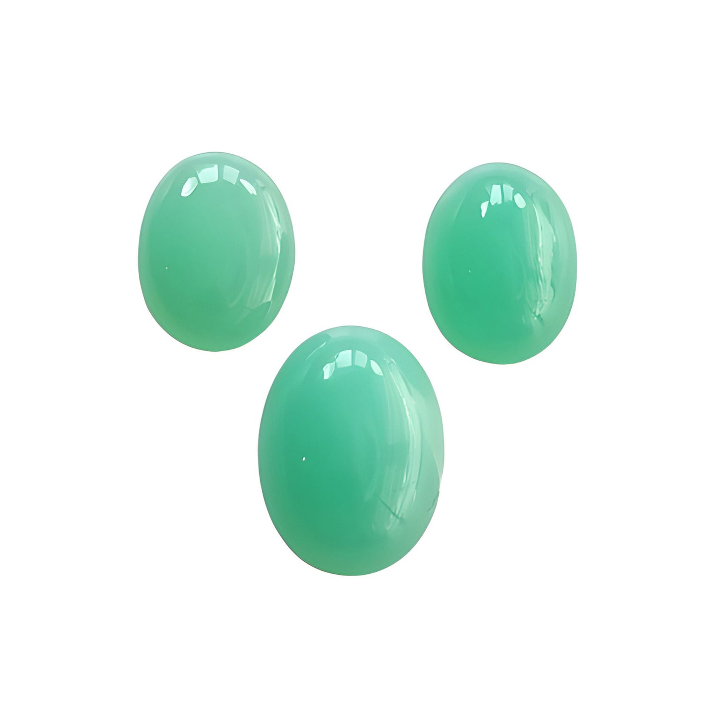 Chrysoprase Oval Shape cabochon