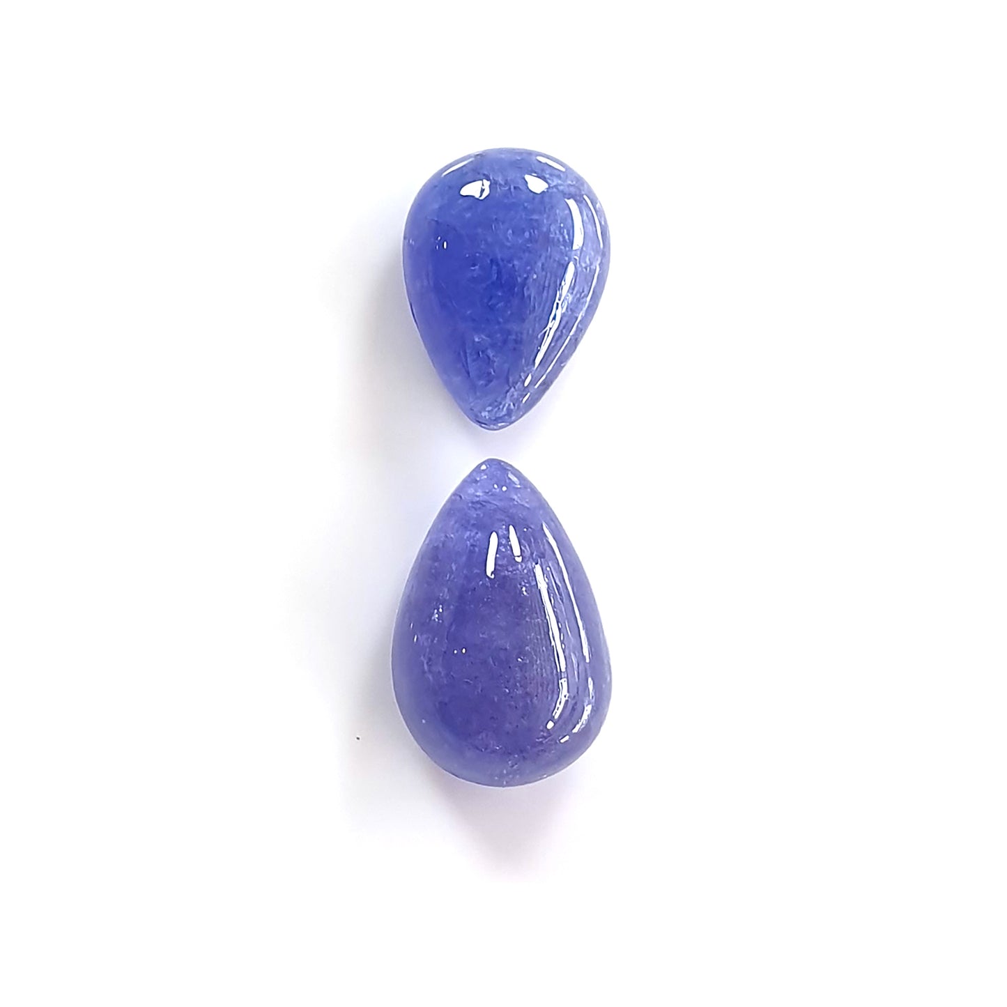 tanzanite pear shape cabochon