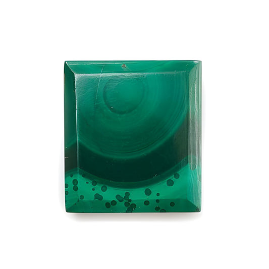 Malachite Baguette Shape Flat Slice