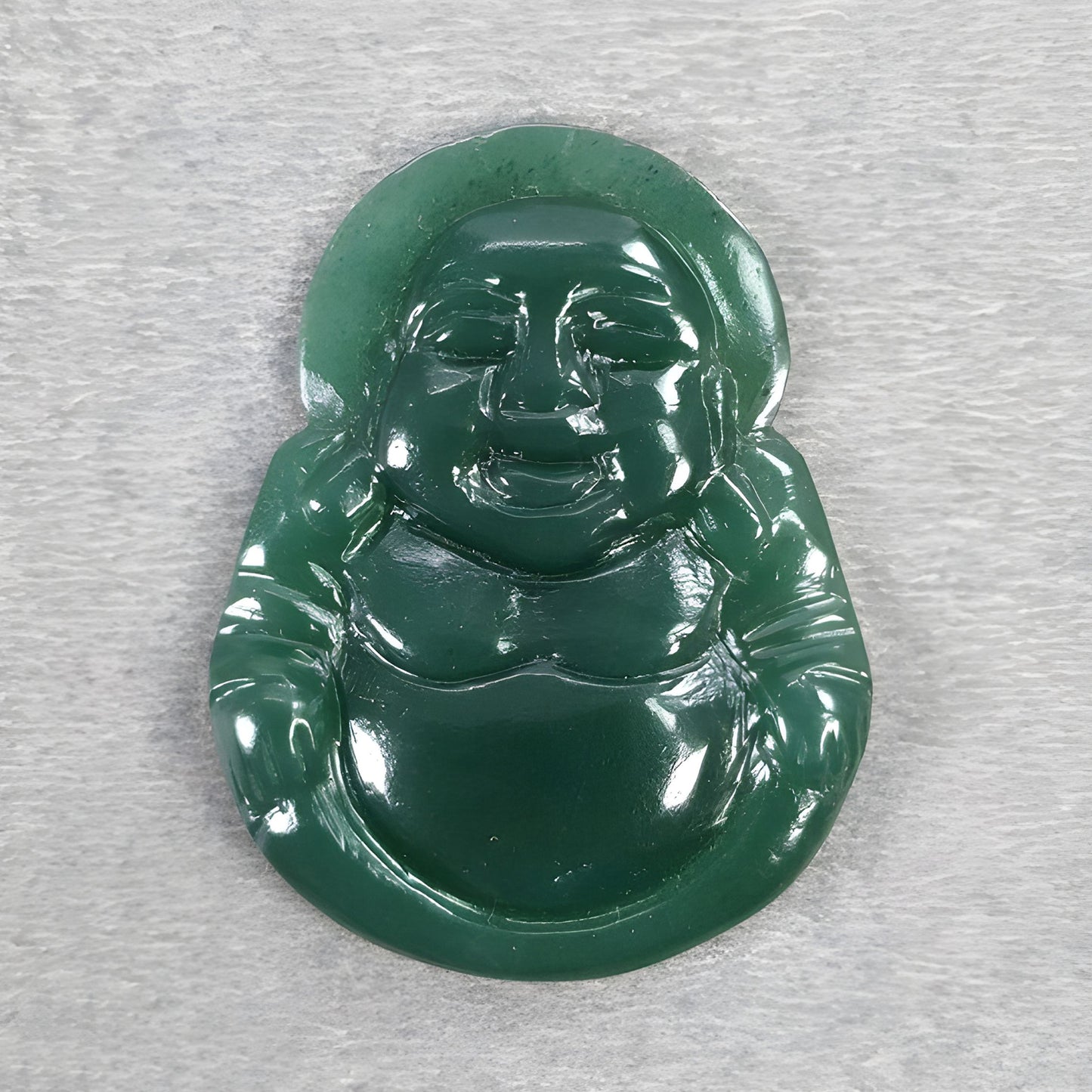 Aventurine Gemstone Buddha Carving