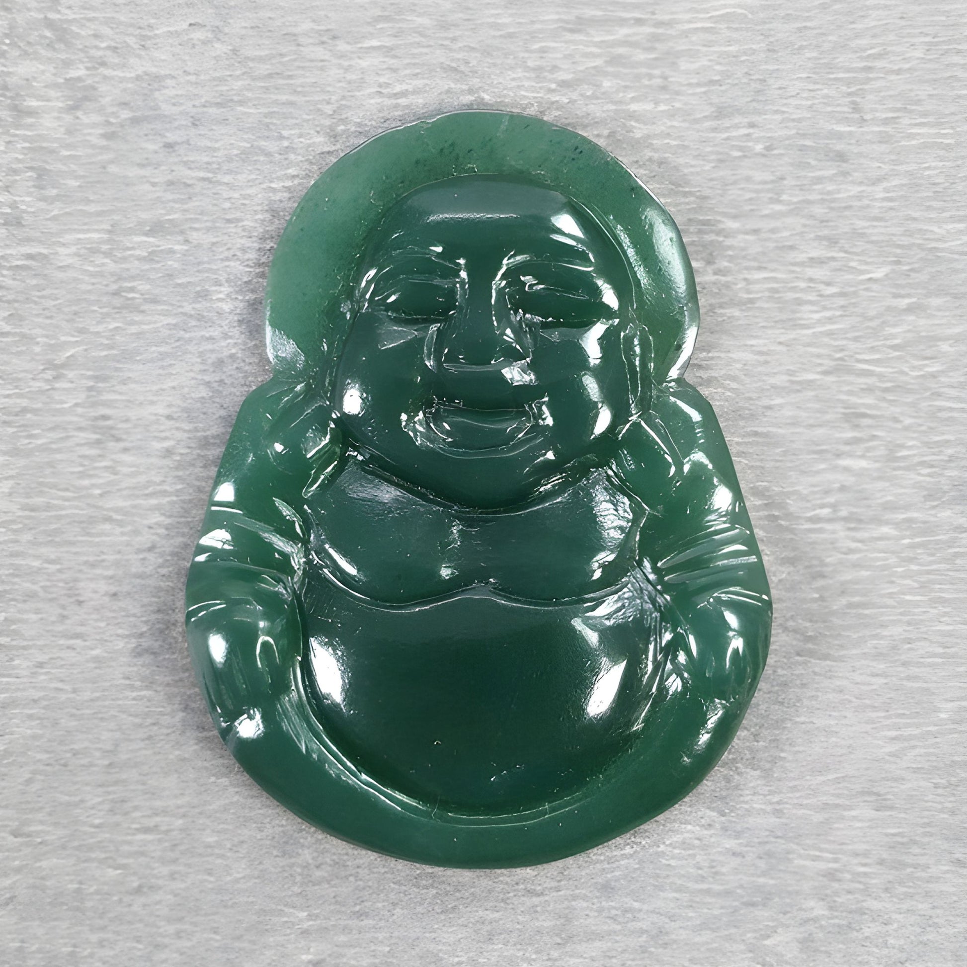 Aventurine Gemstone Buddha Carving