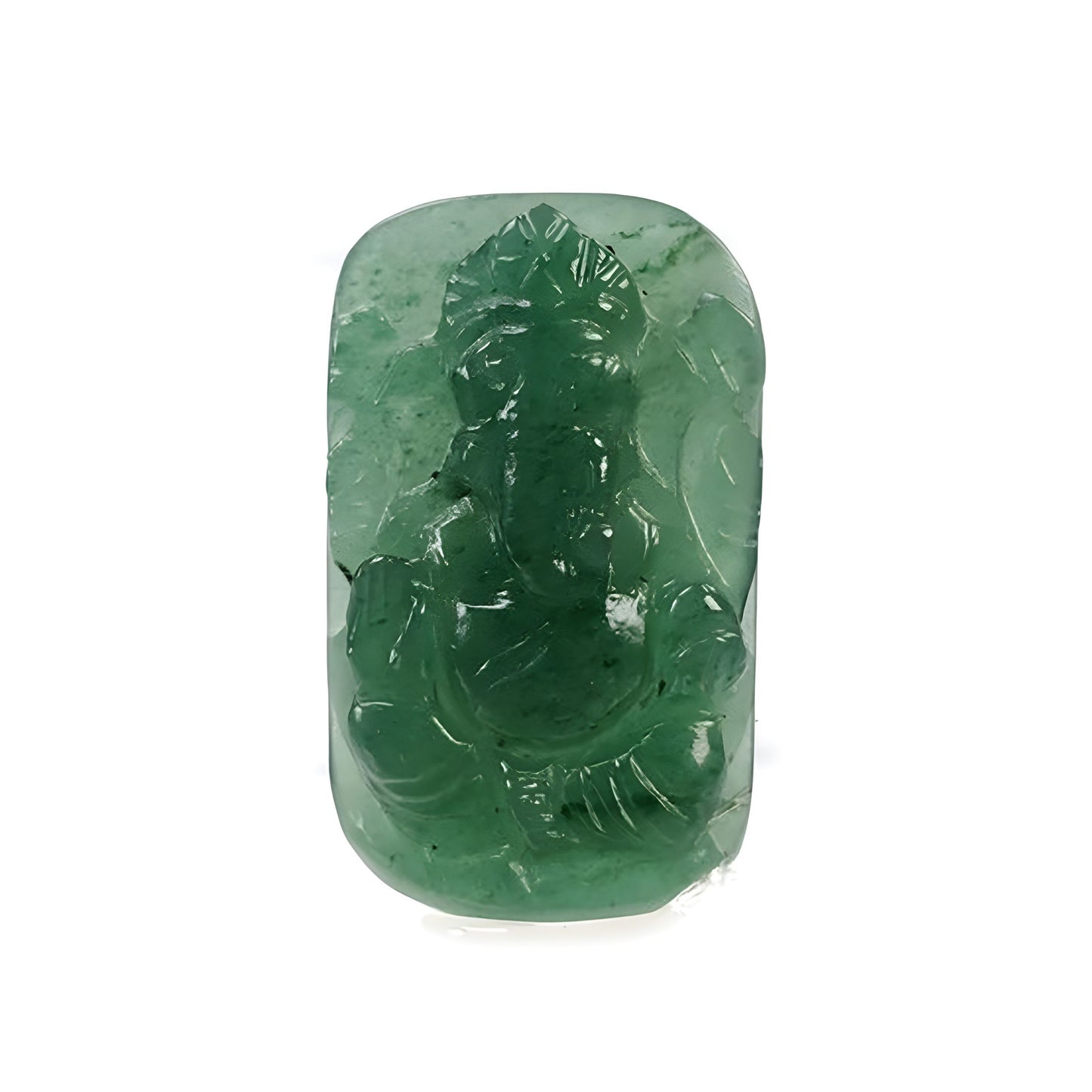 Idolo di Ganesha in quarzo naturale