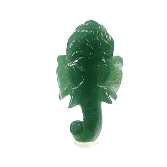 تمثال اللورد غانيشا من حجر الكوارتز