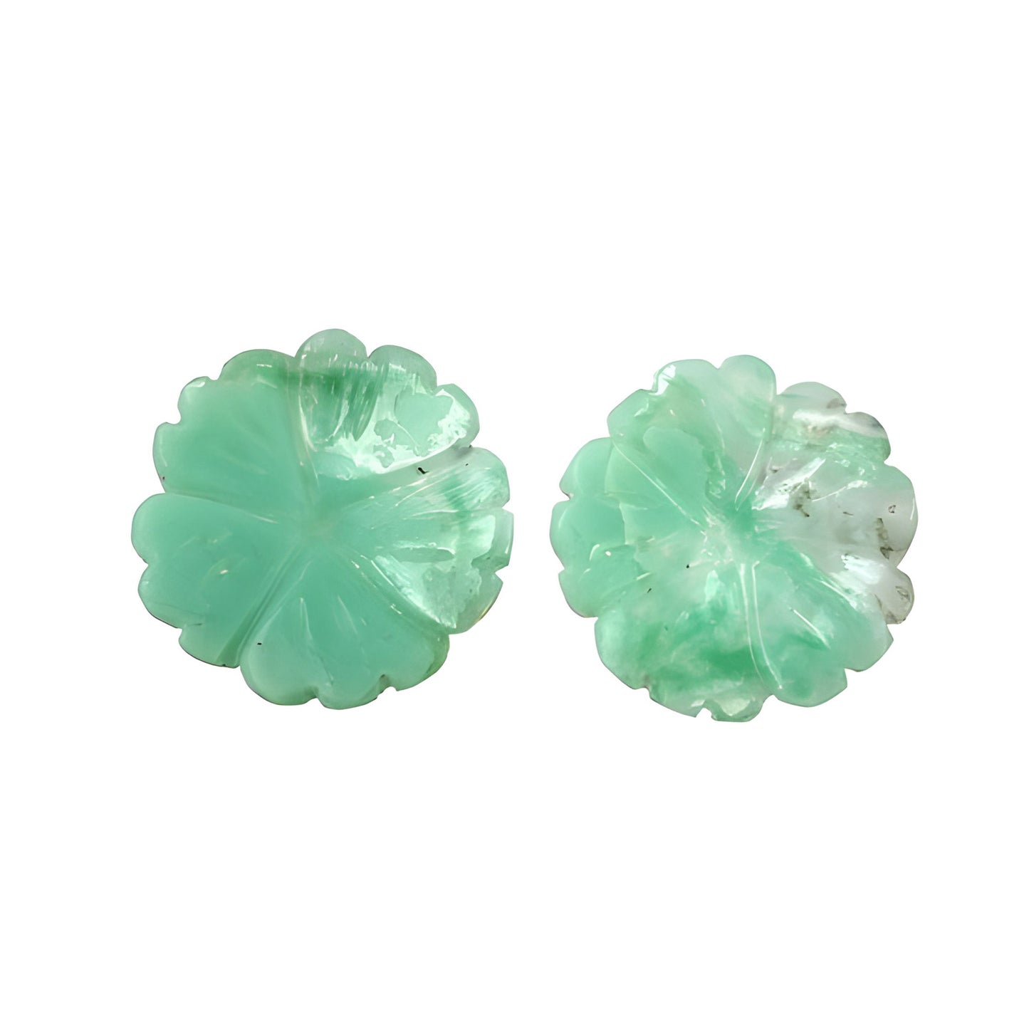 Sculpture de chrysoprase