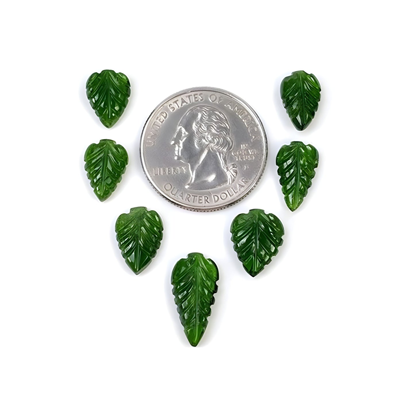 铬透辉石宝石叶