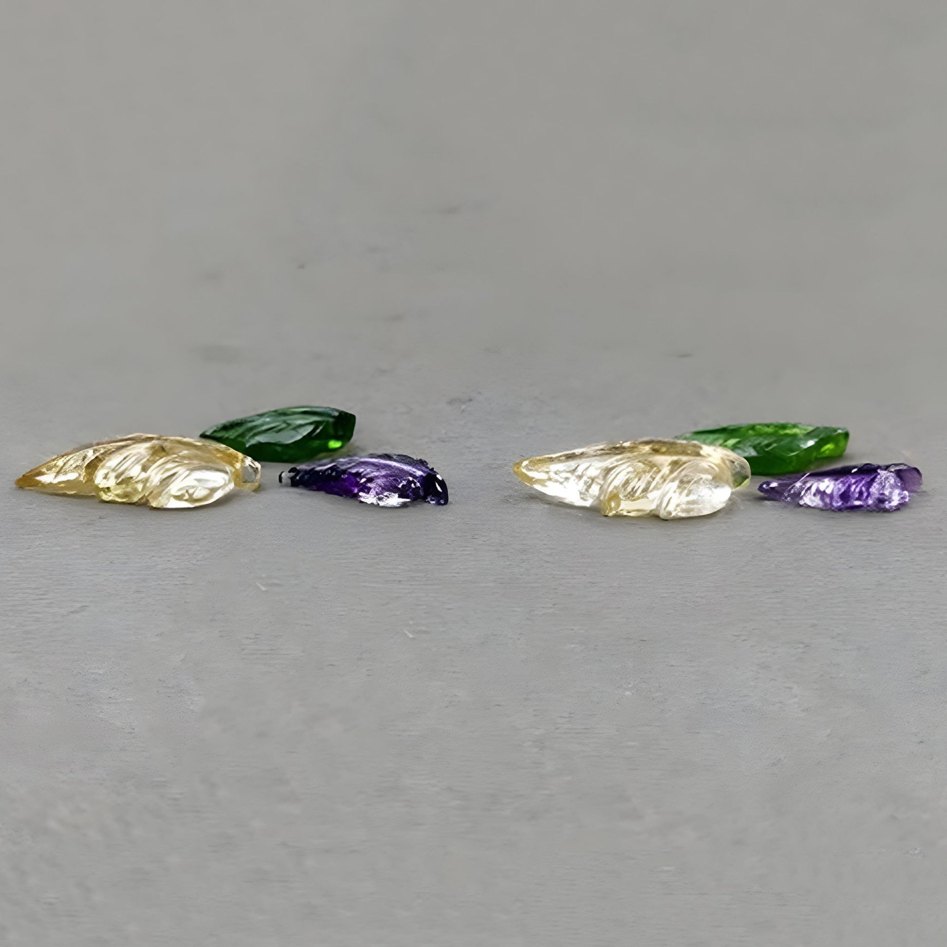 Gemstone Leaf Carving