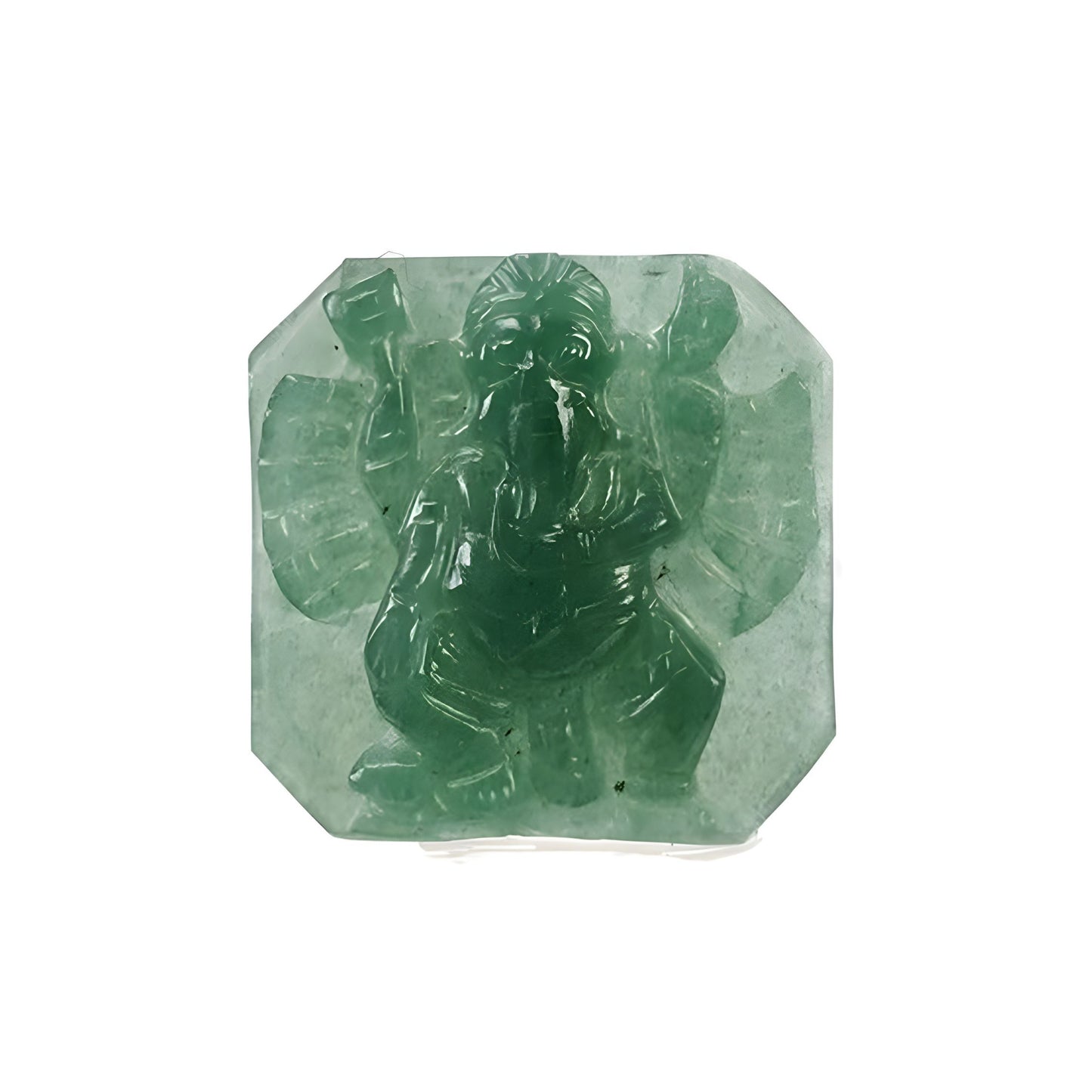 Idole de Ganesha en pierre de quartz