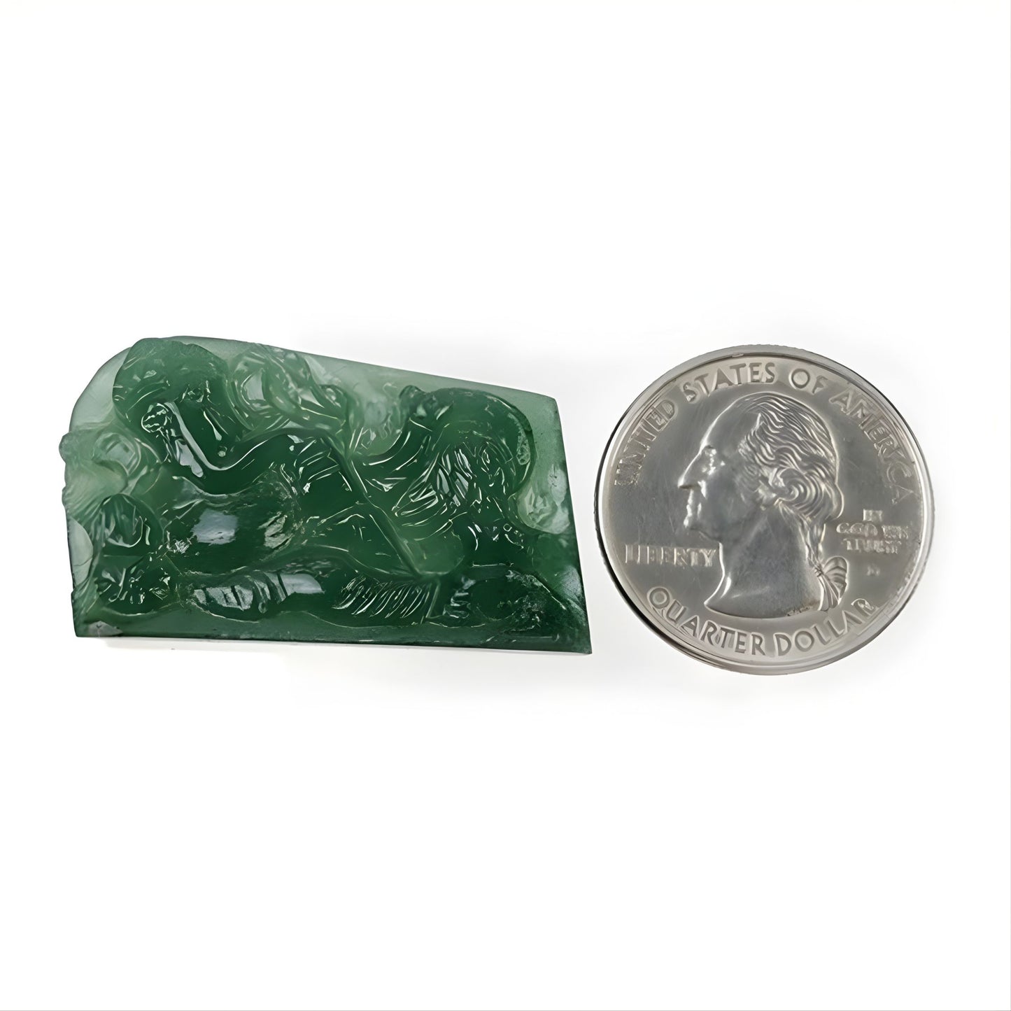 Idole de Ganesha en pierre de quartz