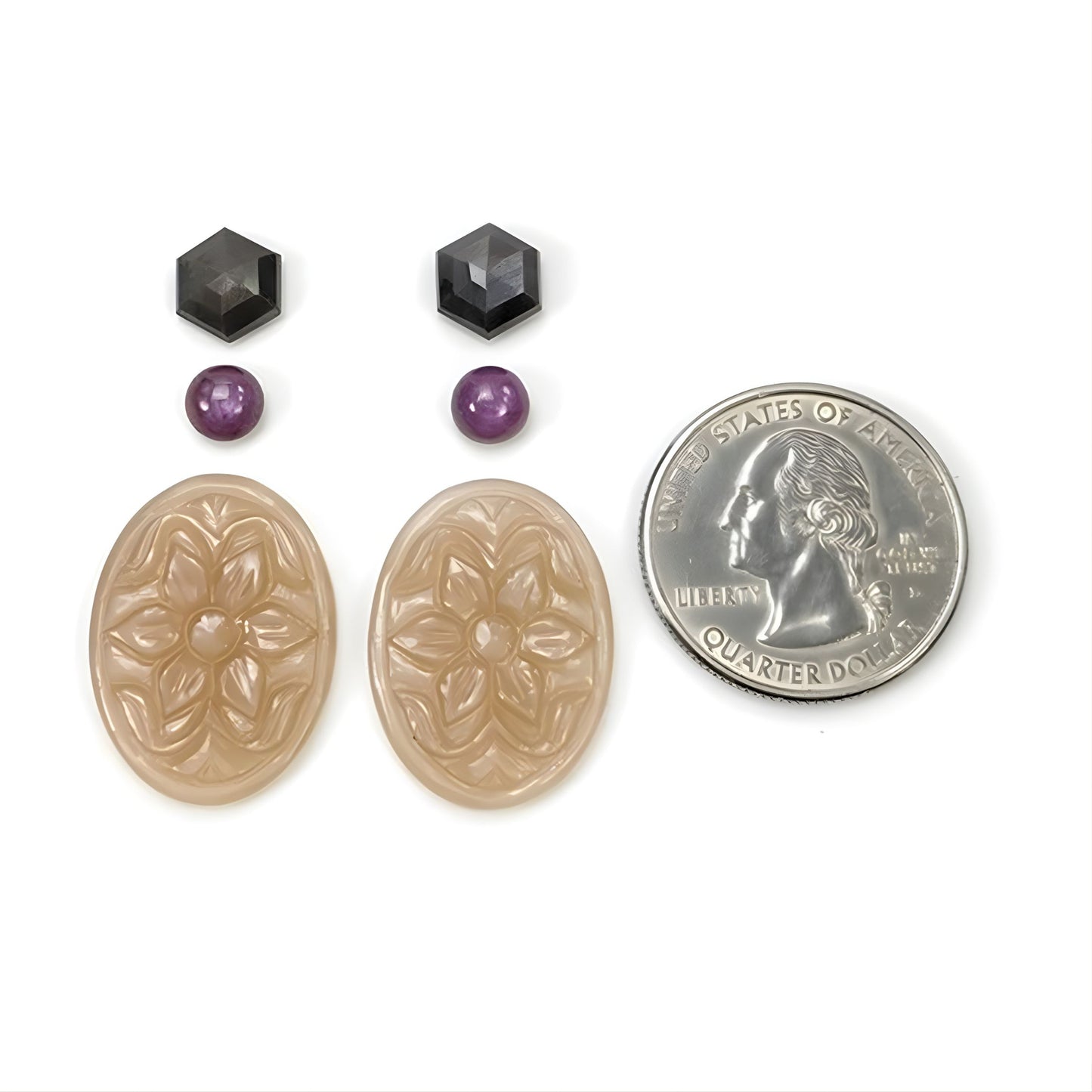 Talla de gema de piedra lunar