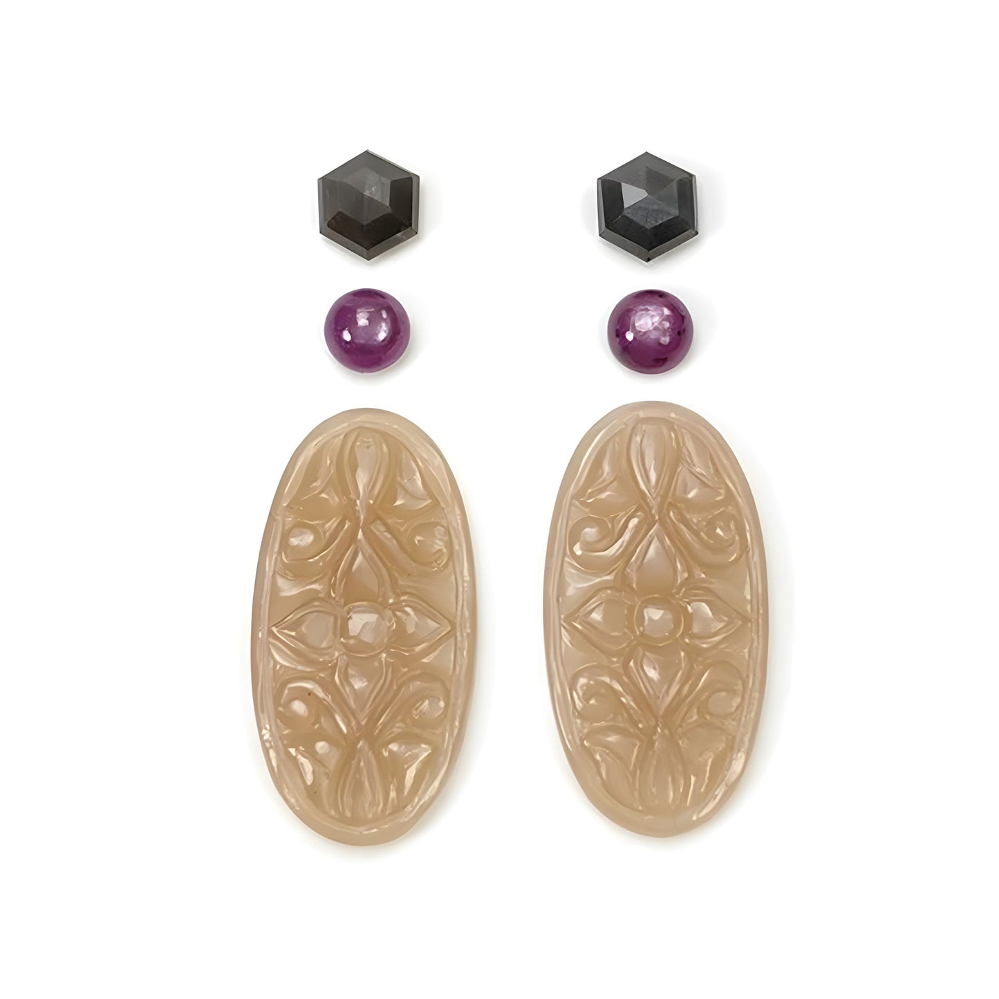 Pierre précieuse ovale en pierre de lune