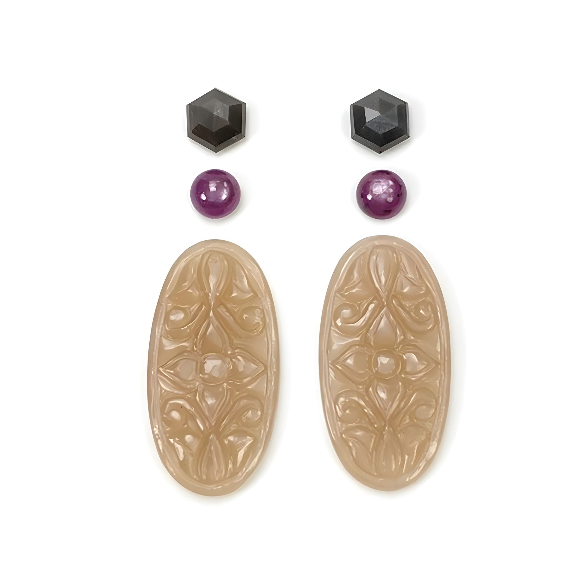 Pierre précieuse ovale en pierre de lune