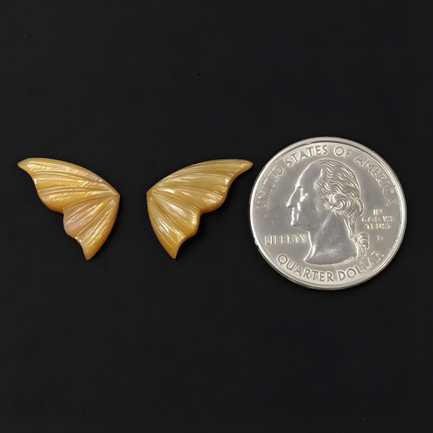 Papillon en pierre de lune