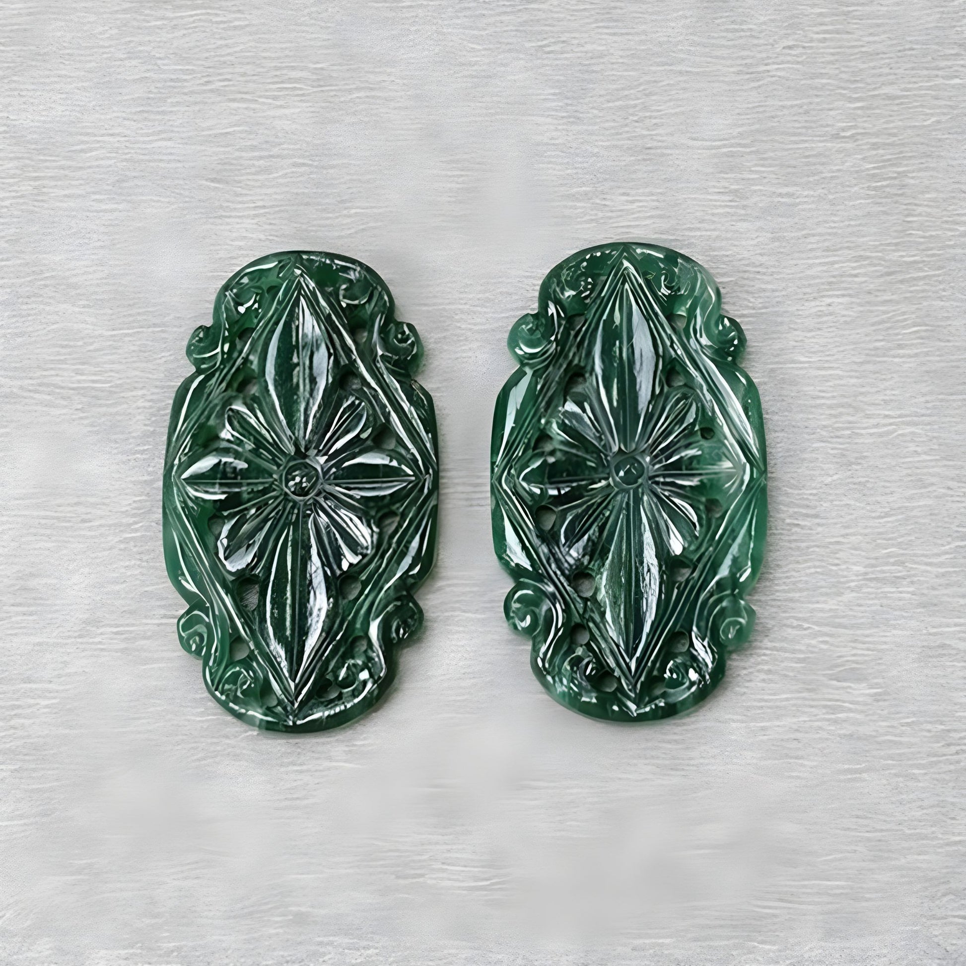 Oval Green Quartz