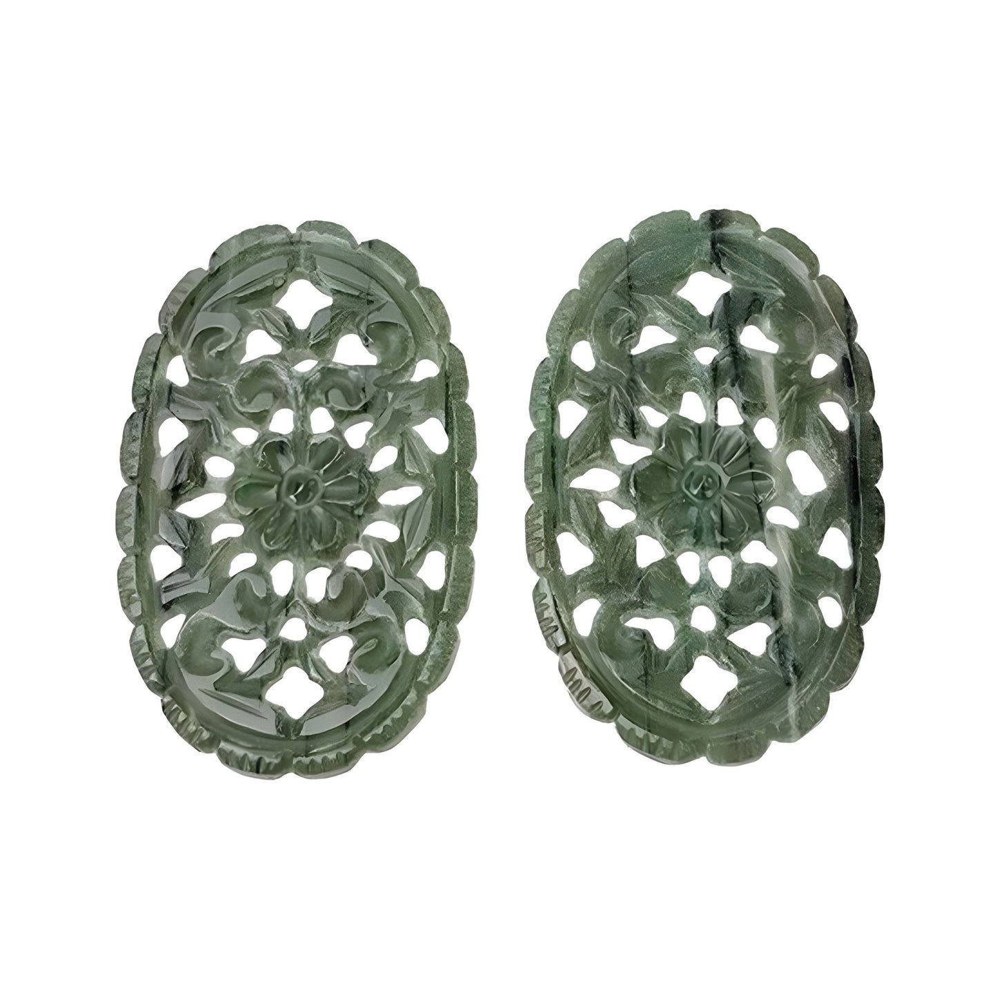 Pierre précieuse de quartz vert naturel