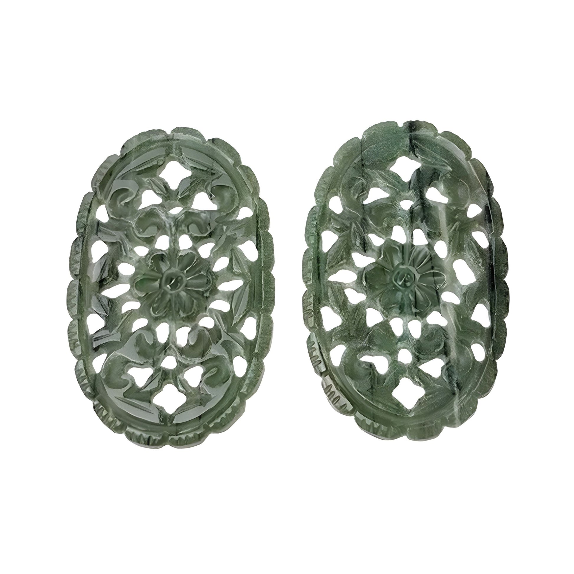 Pierre précieuse de quartz vert naturel