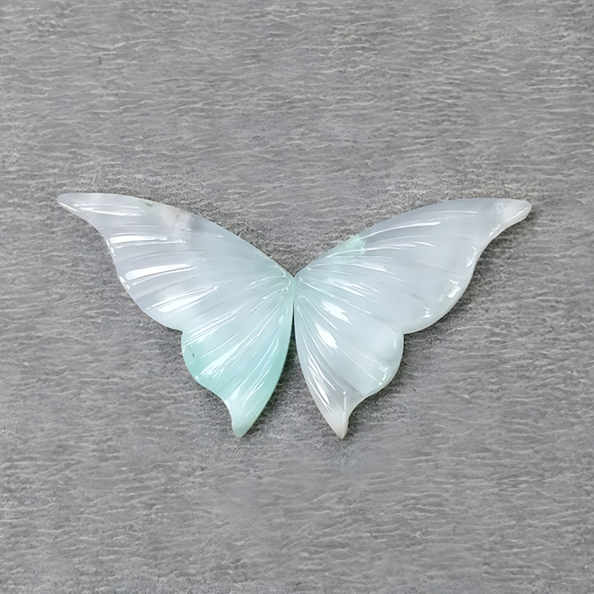 Chrysoprase Gemstone Butterfly