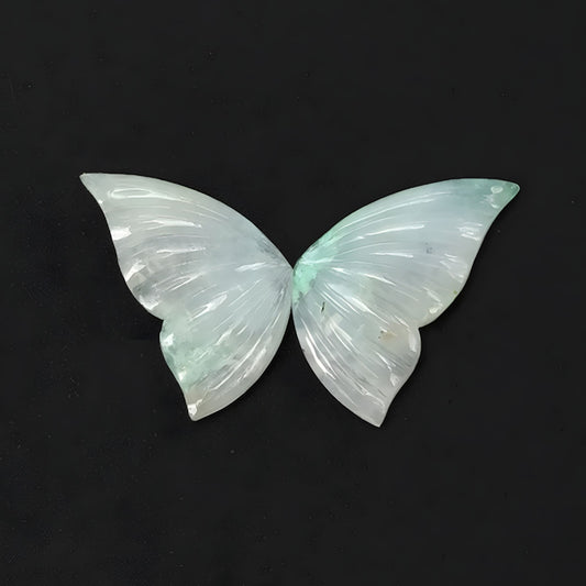 Chrysoprase Butterfly carving
