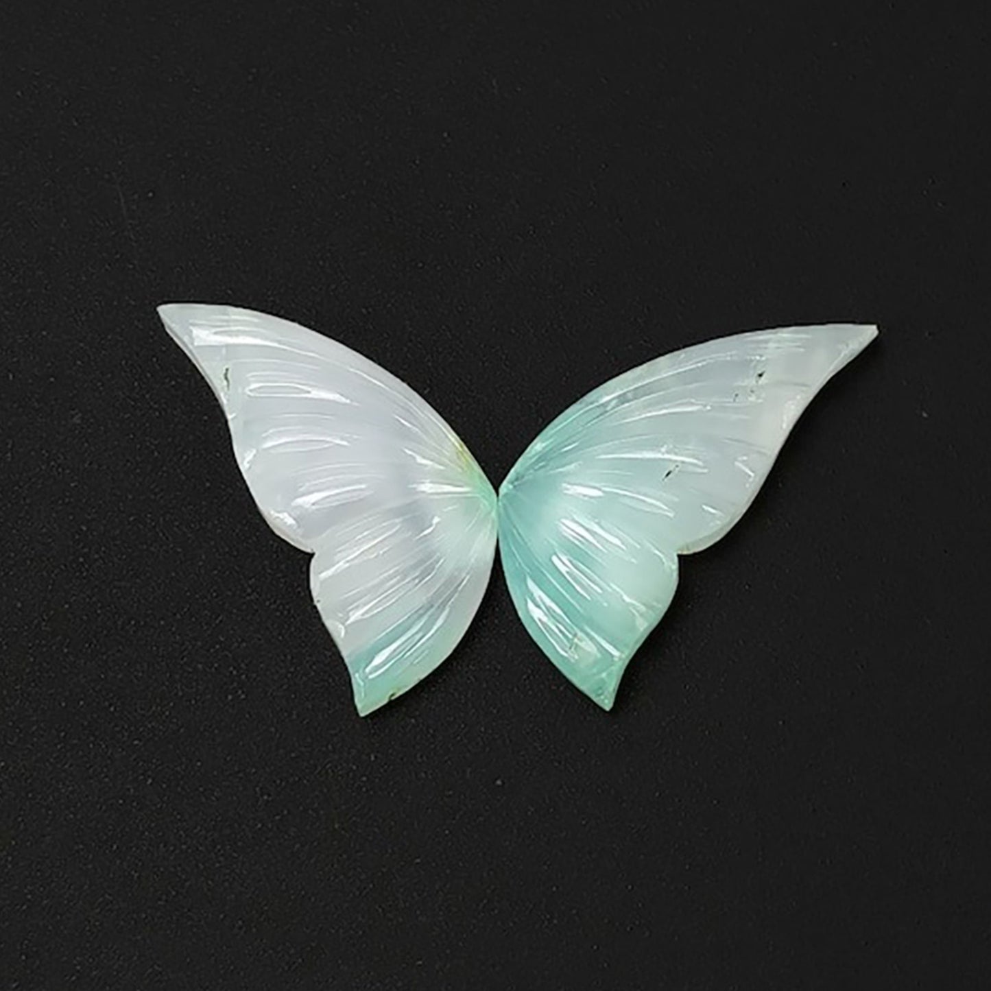 Chrysoprase Butterfly Carving