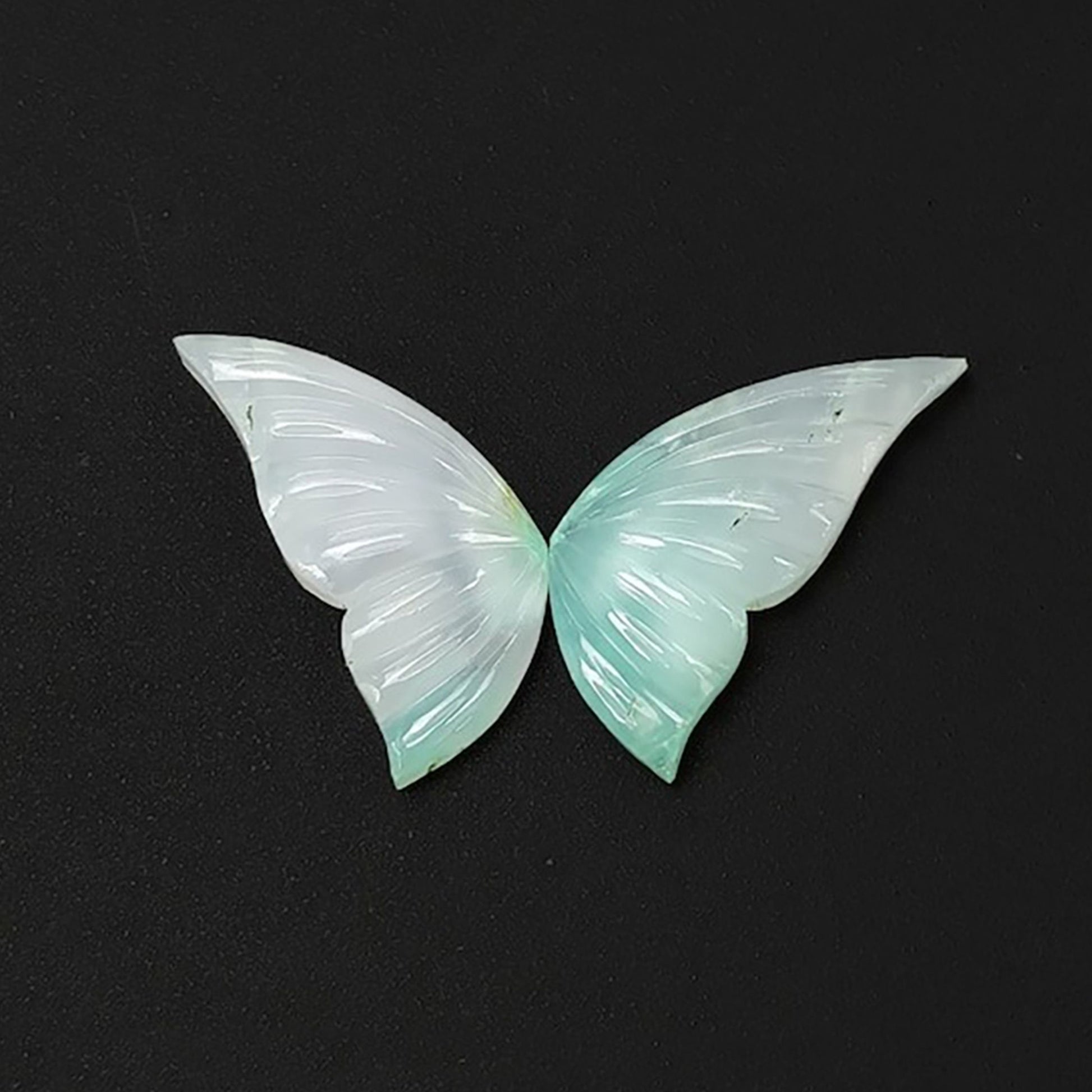Chrysoprase Butterfly Carving
