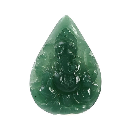 Quartz ganesha shape carving