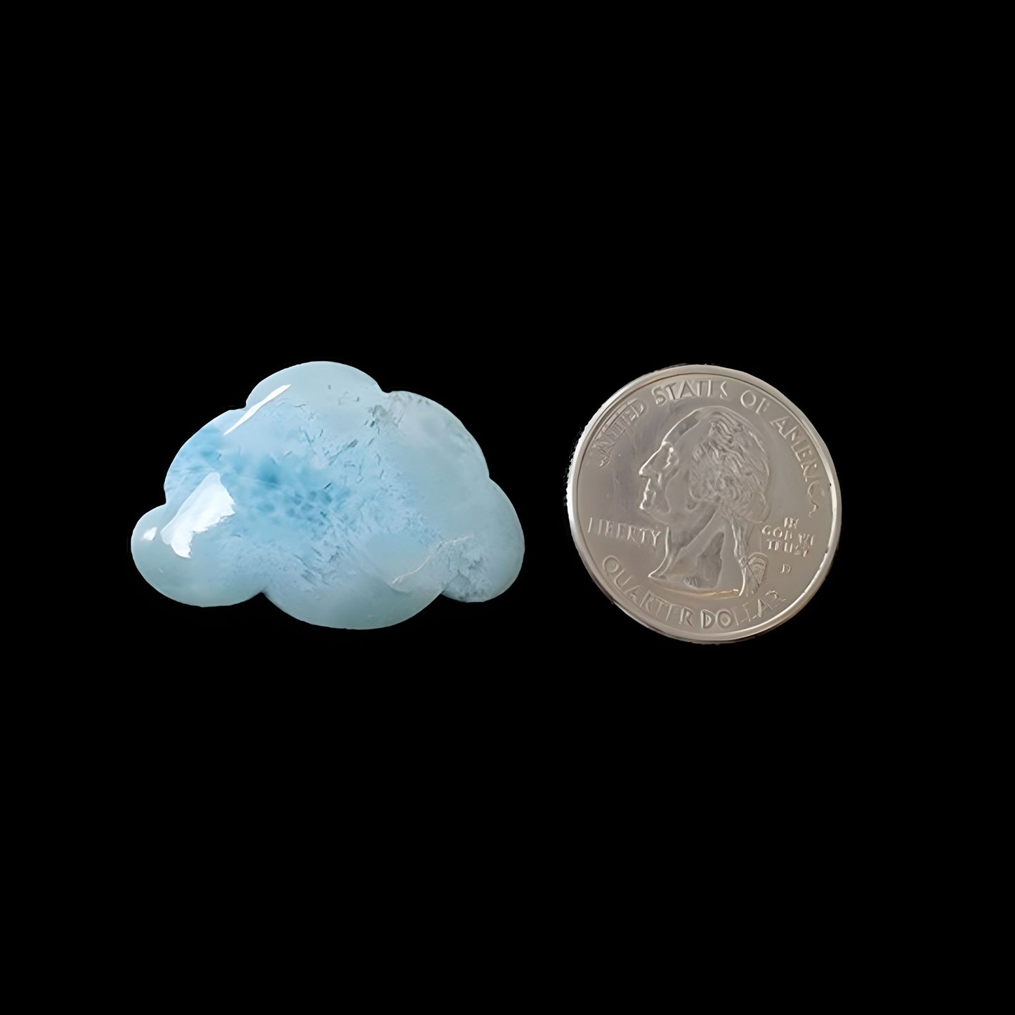 larimar naturale non trattato per gioielli