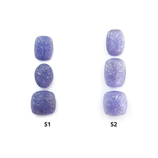 Tanzanite Gemstone Carving