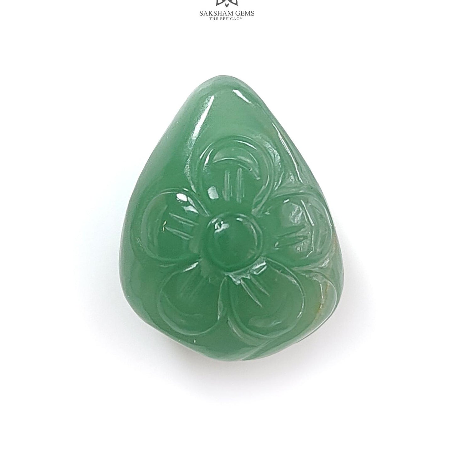 Green Quartz Gemstone Carving: Natural Untreated Green Quartz Both Side Hand Carved Fancy Shape 1pc For Jewelry