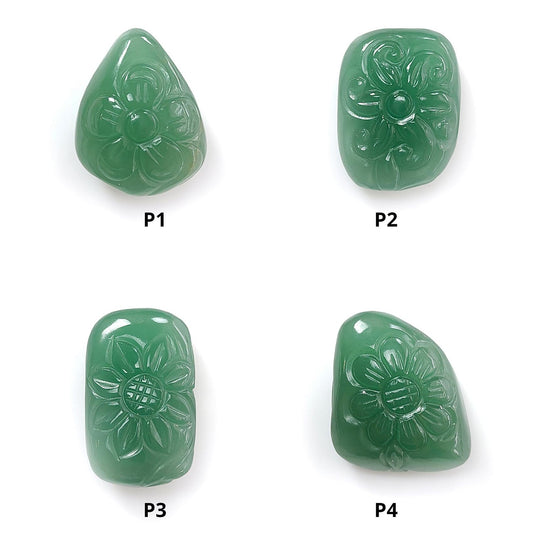 Green Quartz Gemstone Carving