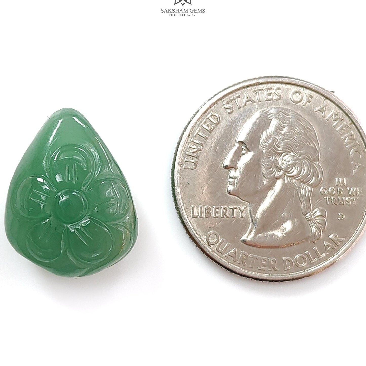 Green Quartz Gemstone Carving: Natural Untreated Green Quartz Both Side Hand Carved Fancy Shape 1pc For Jewelry