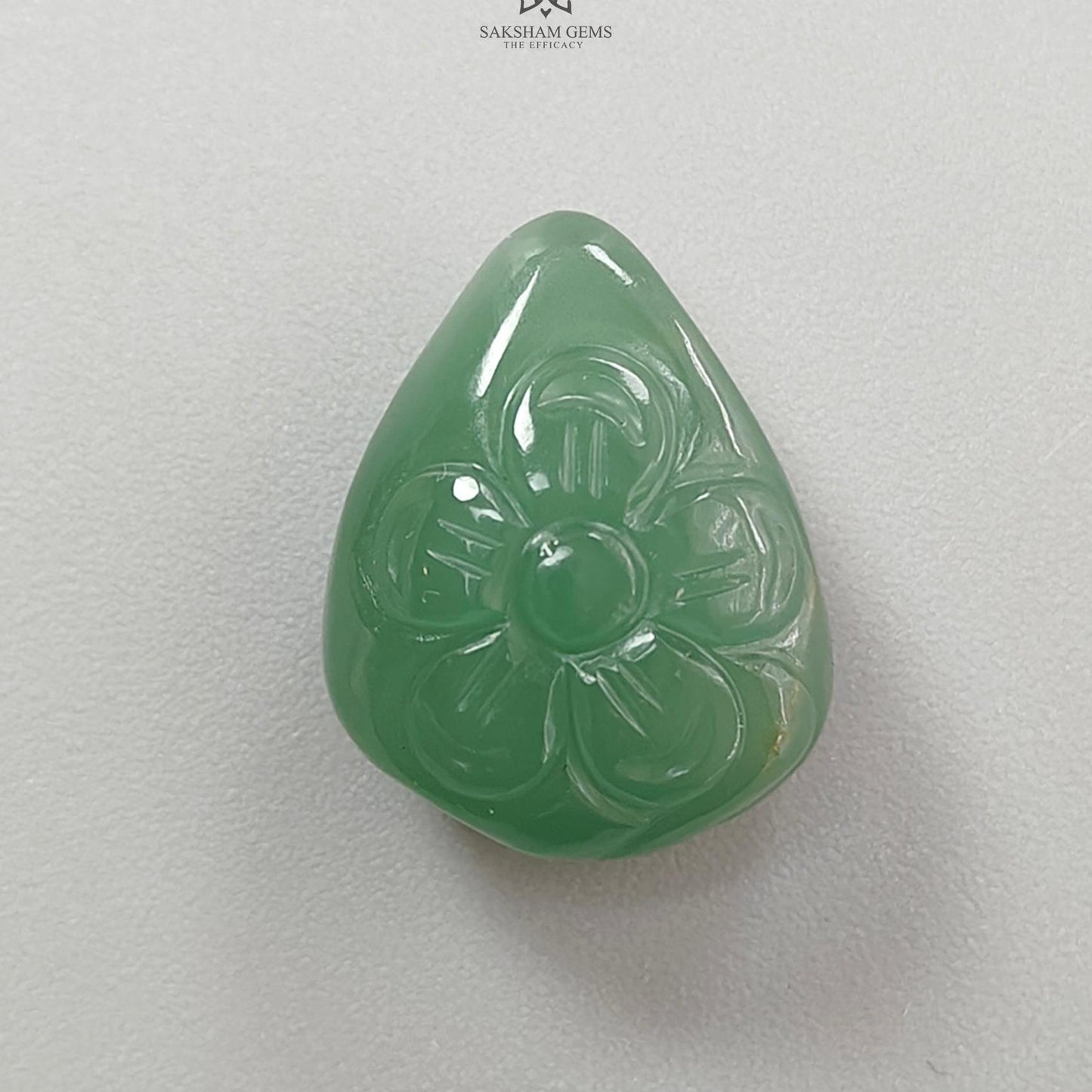 Green Quartz Gemstone Carving: Natural Untreated Green Quartz Both Side Hand Carved Fancy Shape 1pc For Jewelry