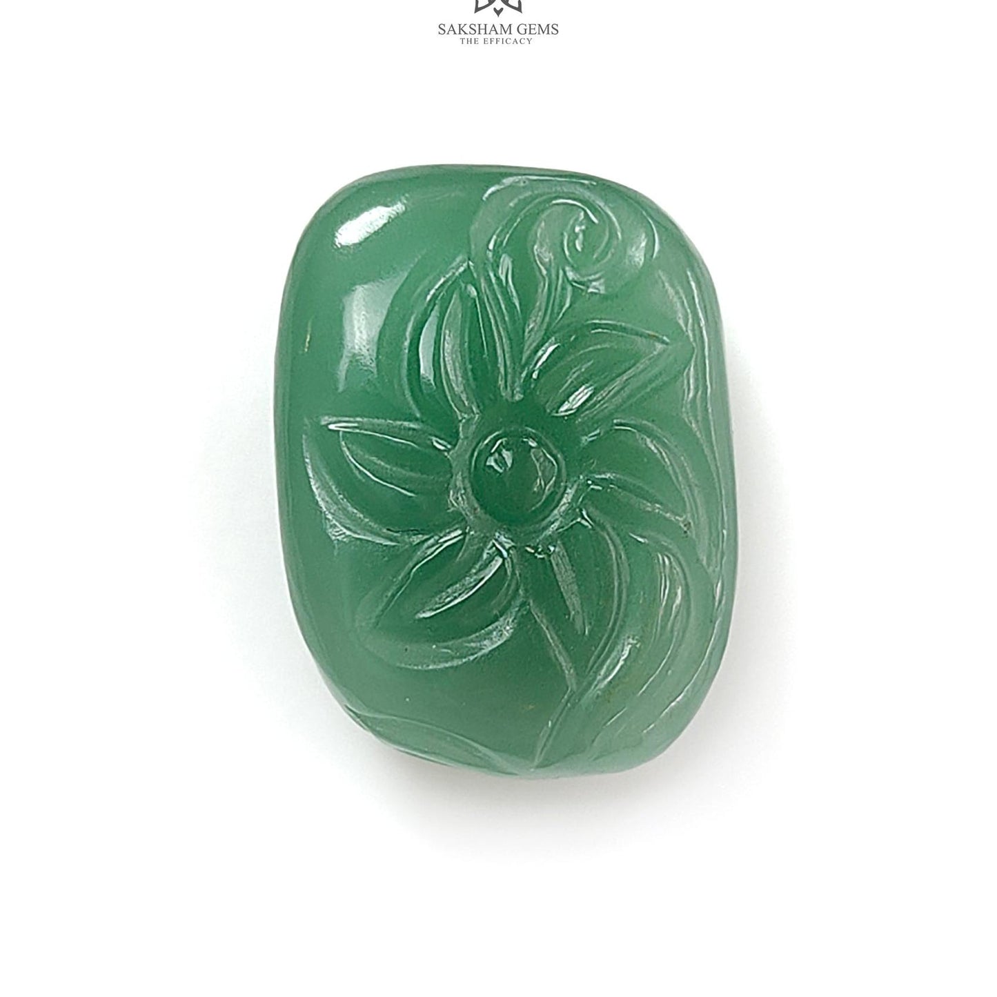Green Quartz Gemstone Carving: Natural Untreated Green Quartz Both Side Hand Carved Fancy Shape 1pc For Jewelry