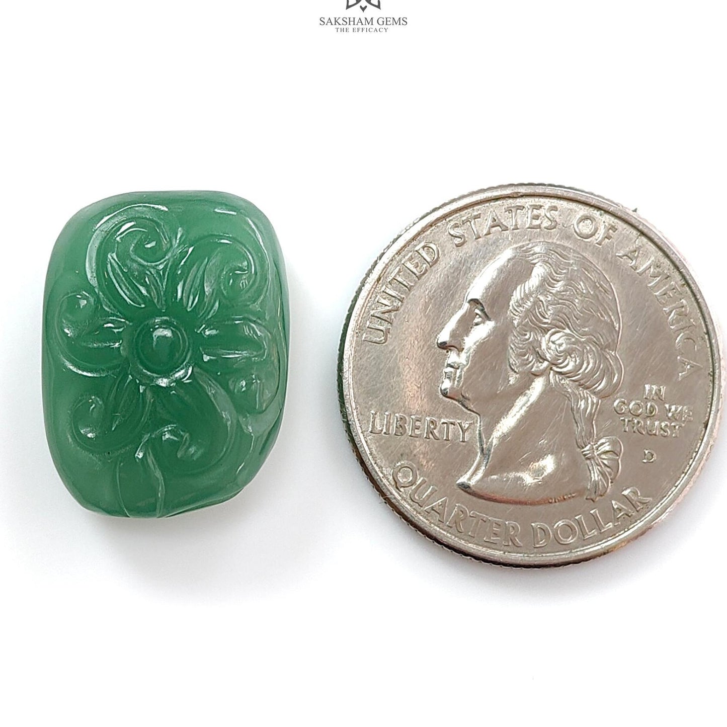 Green Quartz Gemstone Carving: Natural Untreated Green Quartz Both Side Hand Carved Fancy Shape 1pc For Jewelry