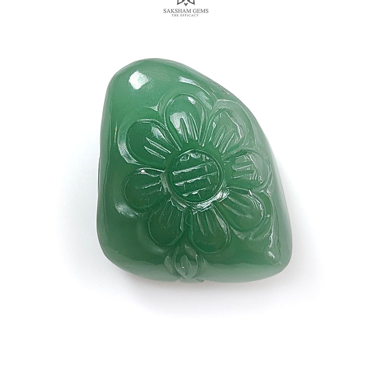 Green Quartz Gemstone Carving: Natural Untreated Green Quartz Both Side Hand Carved Fancy Shape 1pc For Jewelry