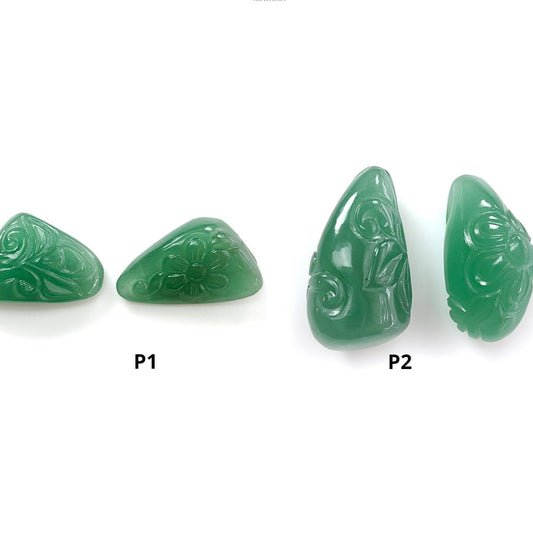 Green Quartz Gemstone Carving