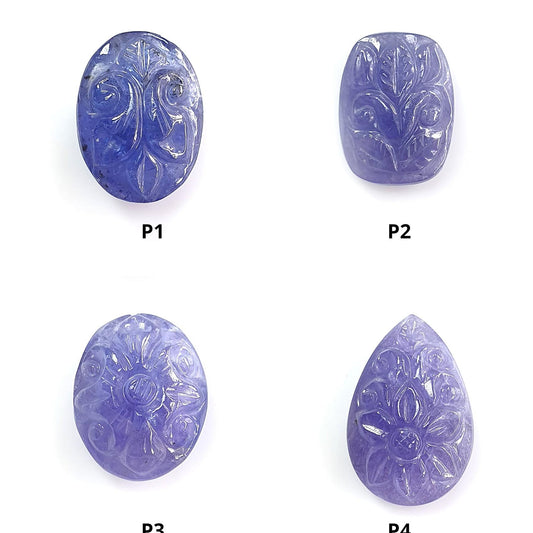 Tanzanite Gemstone Carving