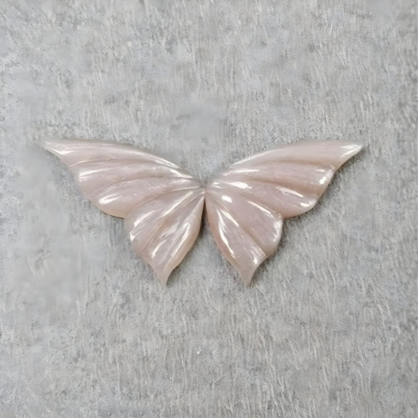 Moonstone Gemstone Butterfly Carving