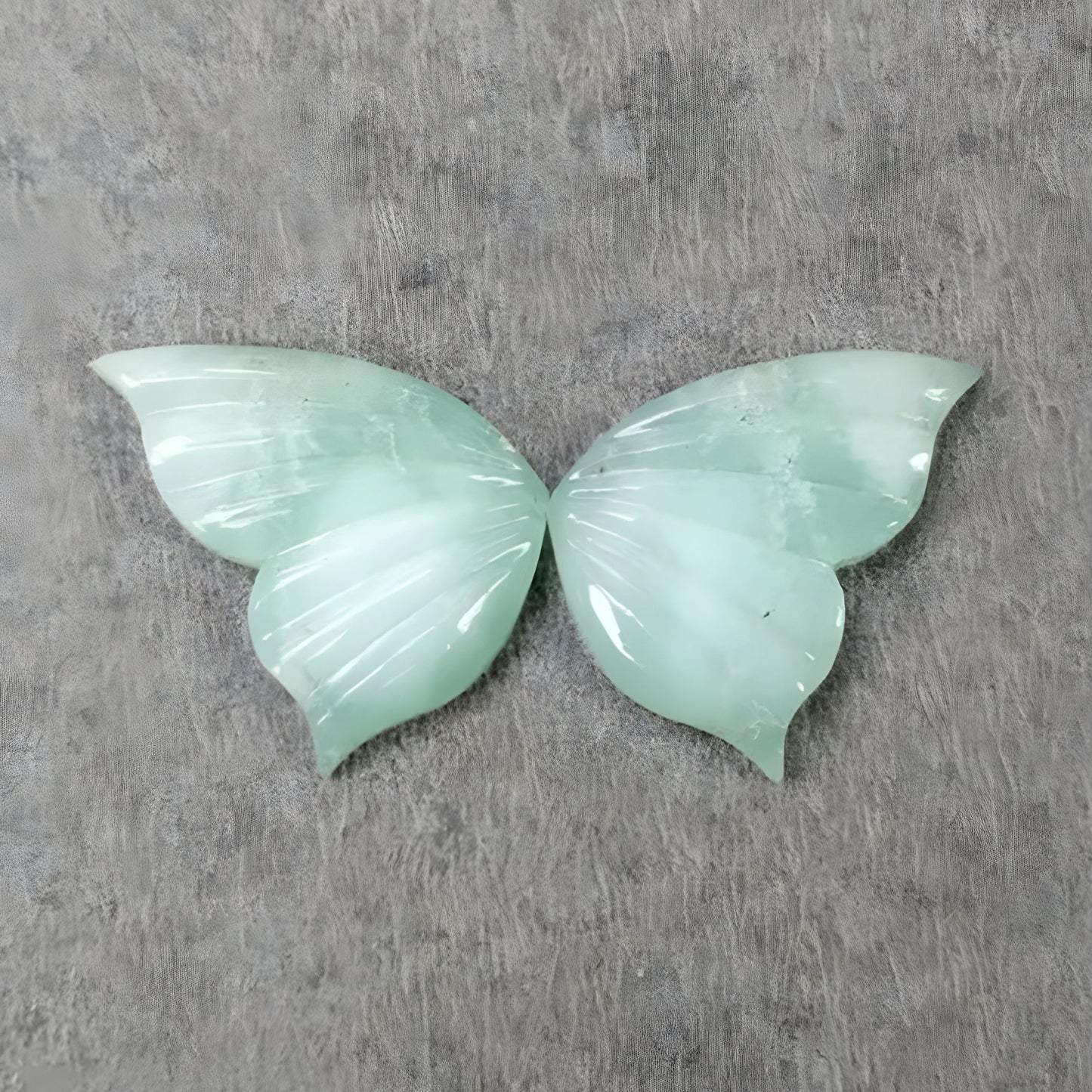 Chrysoprase Butterfly Carving