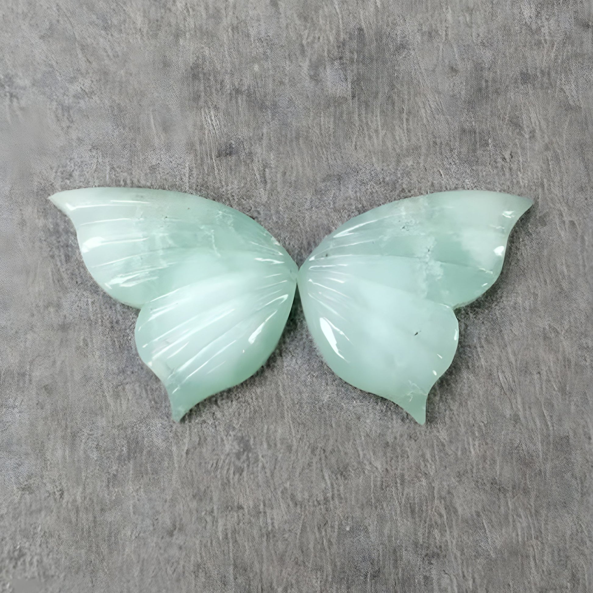Chrysoprase Butterfly Carving