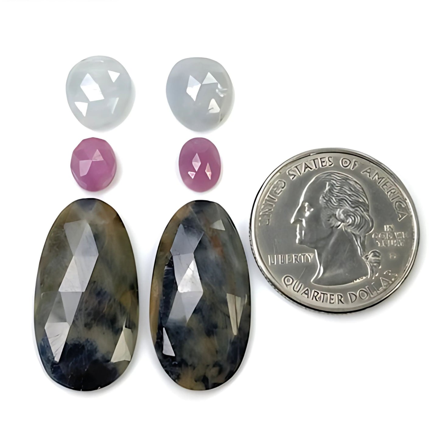 Flat Back Multi Sapphire
