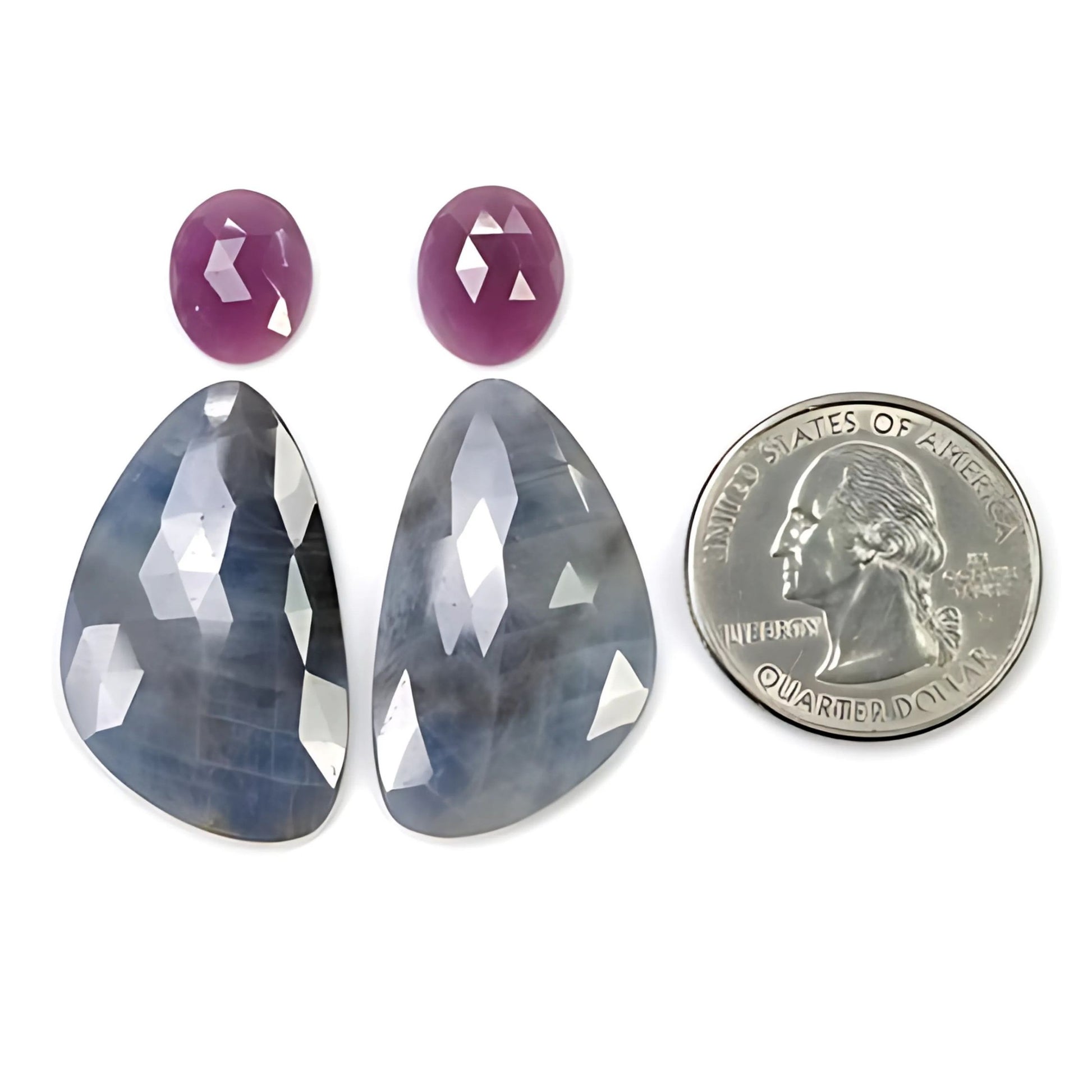 حجر الياقوت الطبيعي المتعدد