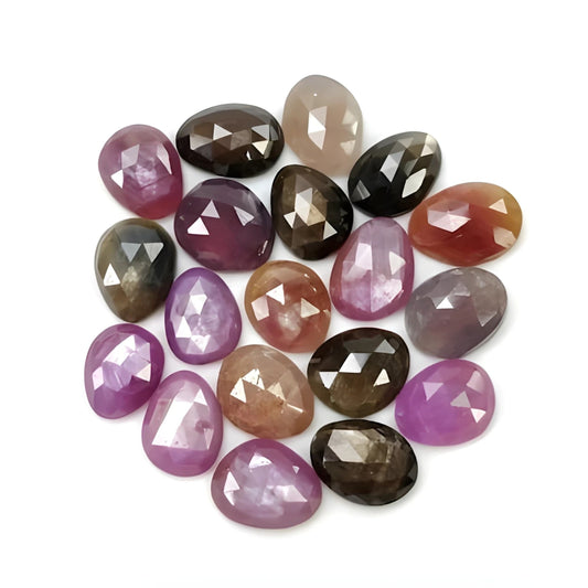 Rebanadas de rosa de zafiro múltiple