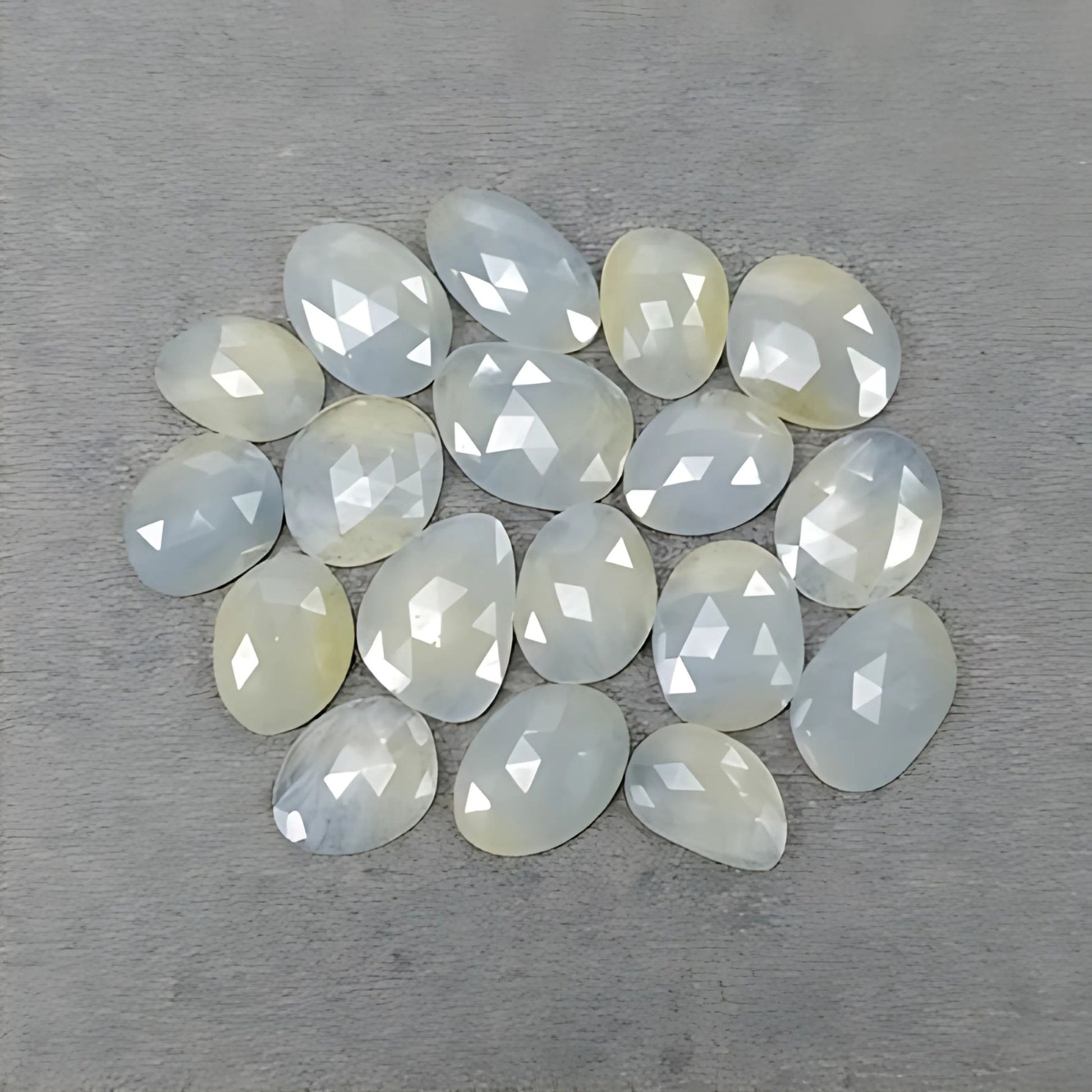 Multi Sapphire Rose Cut Slices