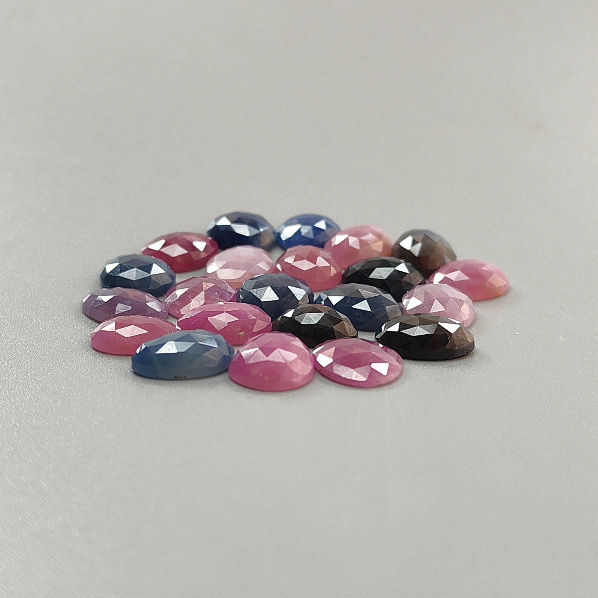 Multi Sapphire Rose Cut Slices